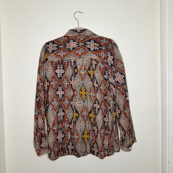 MAISON HOTEL XL Georgia Blouse in Mosaique print EUC - Picture 3 of 3